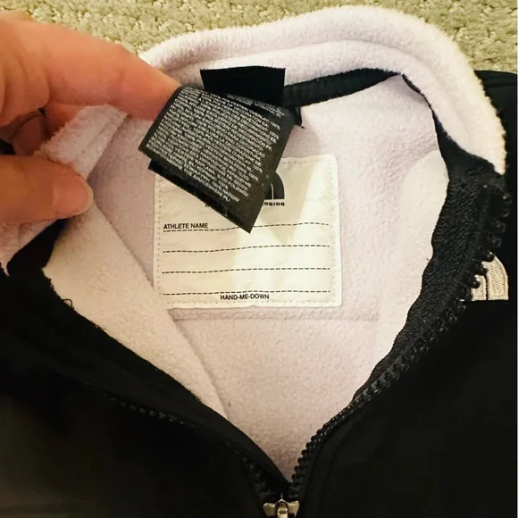 The North Face Black and White Footies One Piece - Picture 4 of 6